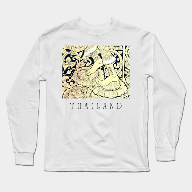 Mythical Feet Long Sleeve T-Shirt by DesignVerse Tees